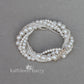 Reva Rose gold twisted pearl cuff bracelet