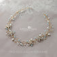 Rhoda Bridal wreath Beach wedding Pale gold, silver or rose gold : Starfish detailing - assorted color options