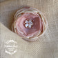 Rose gold dusty pink champagne blush pink - dual purpose hair clip & brooch pin