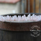 Rose quartz gemstone crown - rose gold