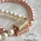 Rozelle single strand pearl bracelet - Available in Gold and Rose gold finish