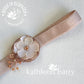 Shelby Taupe / nude / rose gold garter - color options available