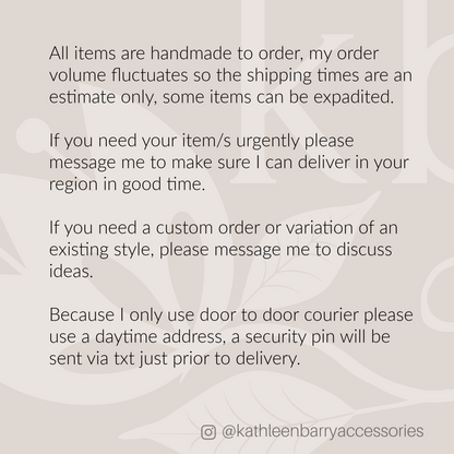 Johanna stylized organic Eucalyptus leaf crown - Everlasting,  Assorted color options available