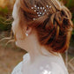 Sarah-Faye Leaf hair pins - Options Rose gold, gold, silver - sold individually