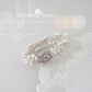 Tana Bracelet Rose gold- pearls and crystals - colors to order