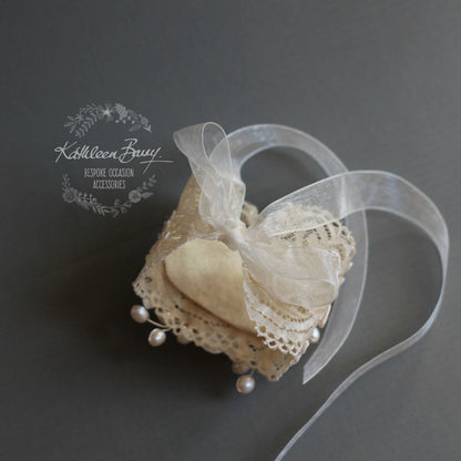 Tanya Lace & Pearl Cuff Bracelet Pearls Wedding accessories, bracelet pearl lace