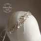 Tarryn Rhinestone Pearl Headband - Silver, Gold or Rose Gold Options