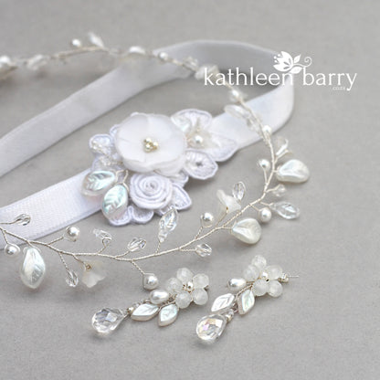 wedding accessories bridal ideas earrings gater white