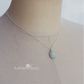 gift necklace mandala bridesmaid sage green online shop