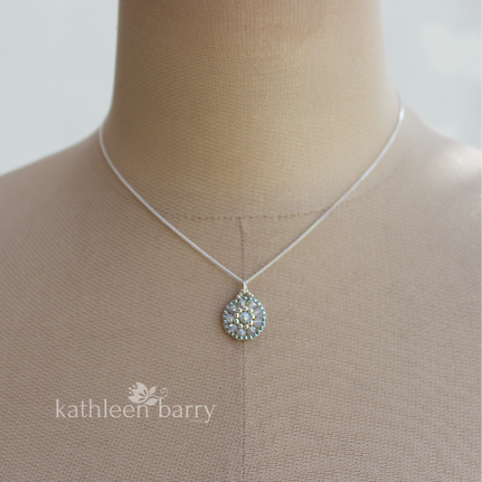 gift necklace mandala bridesmaid sage green online shop