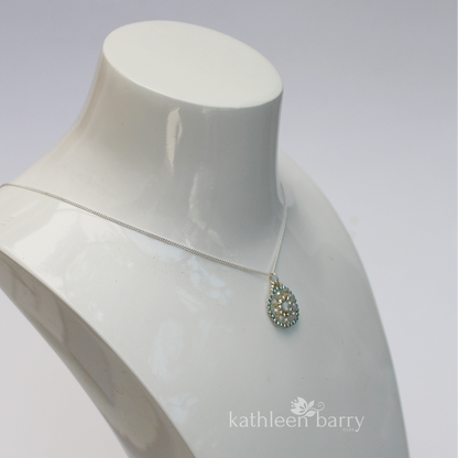 gift necklace mandala bridesmaid sage green online shop