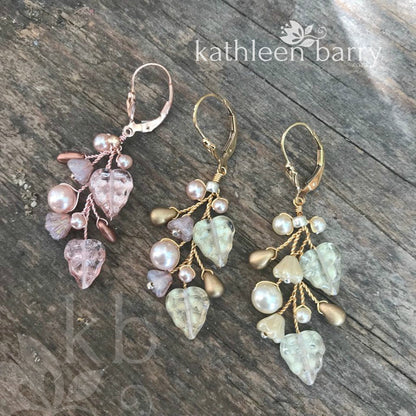 Wendy necklace and earring set - also sold individually - Gold, silver or rose gold