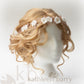 Wendy Rose gold & ivory hair wreath / vine (color options available)