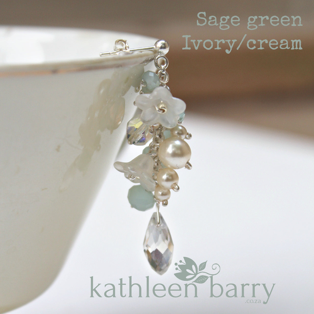 rose gold bridal earrings wedding accessories jewelry online Kathleen Barry Bespoke Occasion Accessories