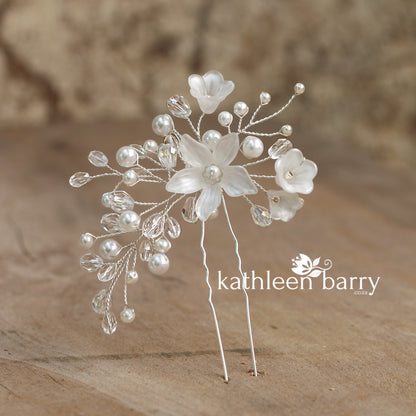 Monica style 4 hair pin mix and match - Rose gold, Gold or silver (sold individually)