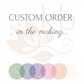 Custom order Carmen earrings for Monique - Color options available