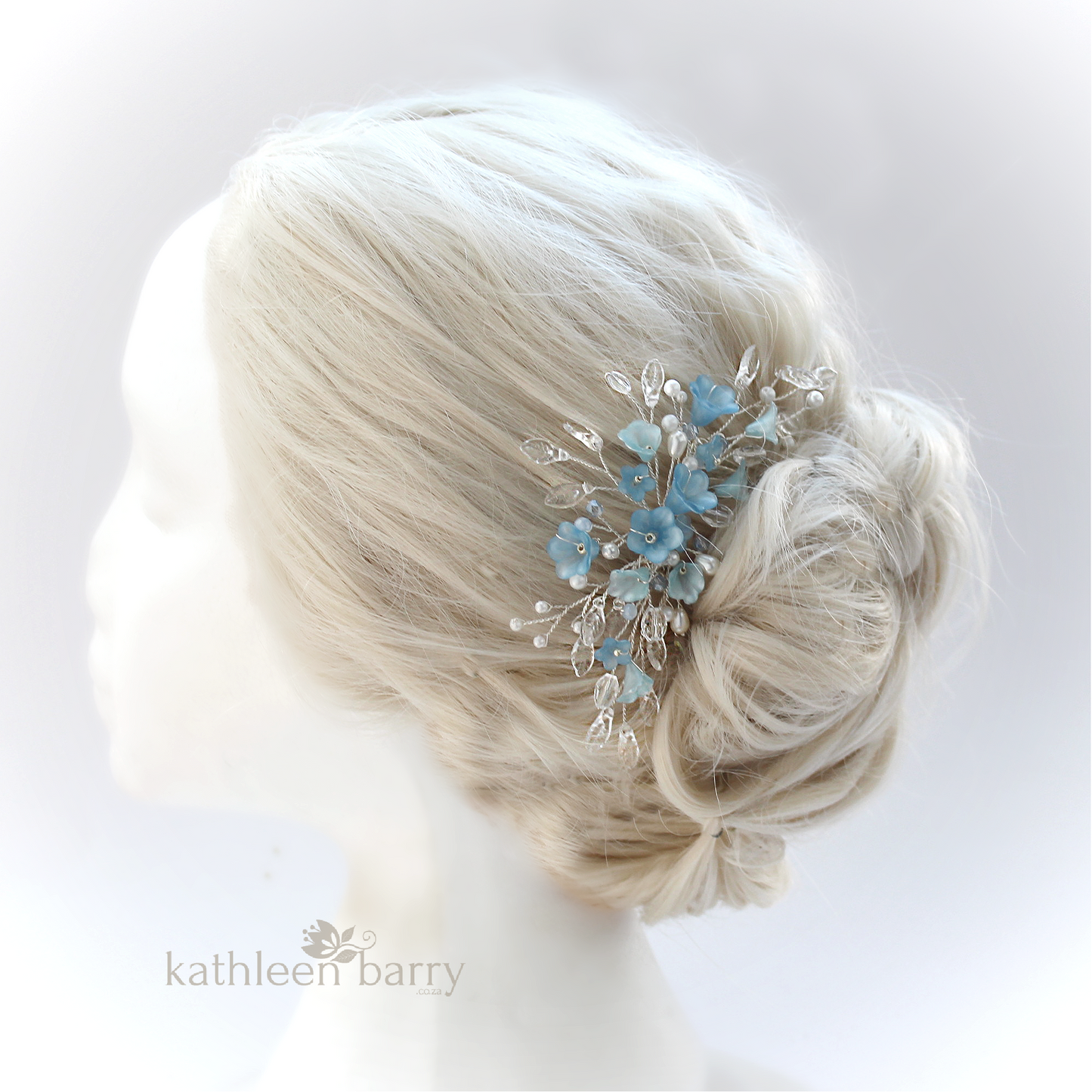 Anli hair comb - Floral hairpiece custom color variations available