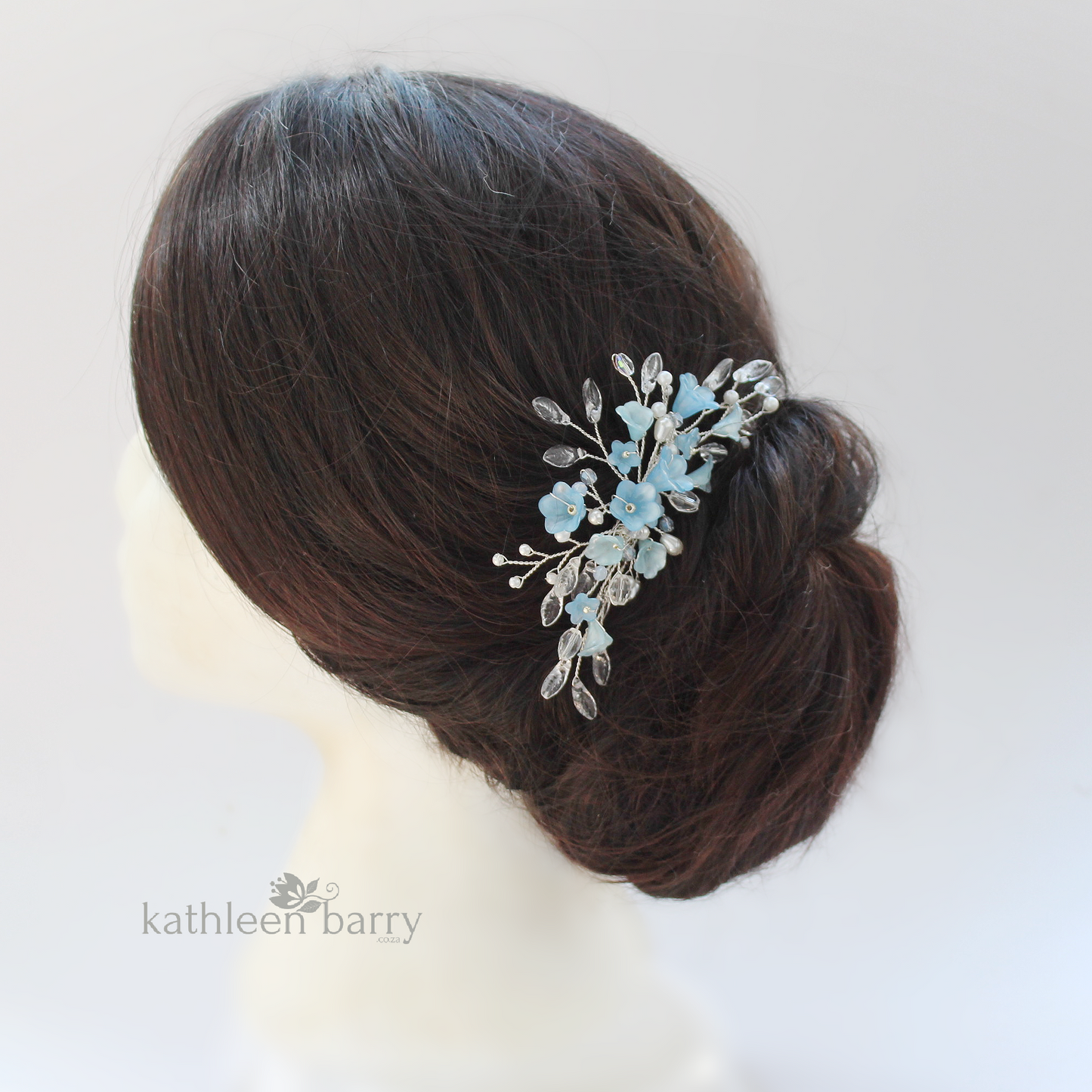 Anli hair comb - Floral hairpiece custom color variations available
