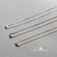 Dainty pearl drop wedding or occasion pendent necklace on chain, silver, gold or rose gold finish