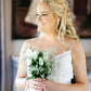 Ethereal Golden Bridal wreath - Crystal & or Pearl - gold bridal wreath - hair vine