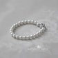 Eva Pearl Bracelet - pearl color options Available - Silver * or gold