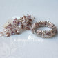 Renice floral leaf hair comb crystal & pearl - color options available