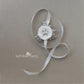 Grace wrist corsage, gold, silver or rose gold - multiple flower, lace & ribbon options available