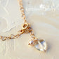 Heart chain bracelet, Sterling silver or Rose gold plated over sterling silver - Limited stock
