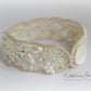 Elmarie vintage Lace Cuff Bracelet - pearl & crystal embellished - wedding bracelet lace - Ivory cream