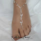 Barefoot Jewellery Sandals for Brides and bridal party - style 006 - (Pair)