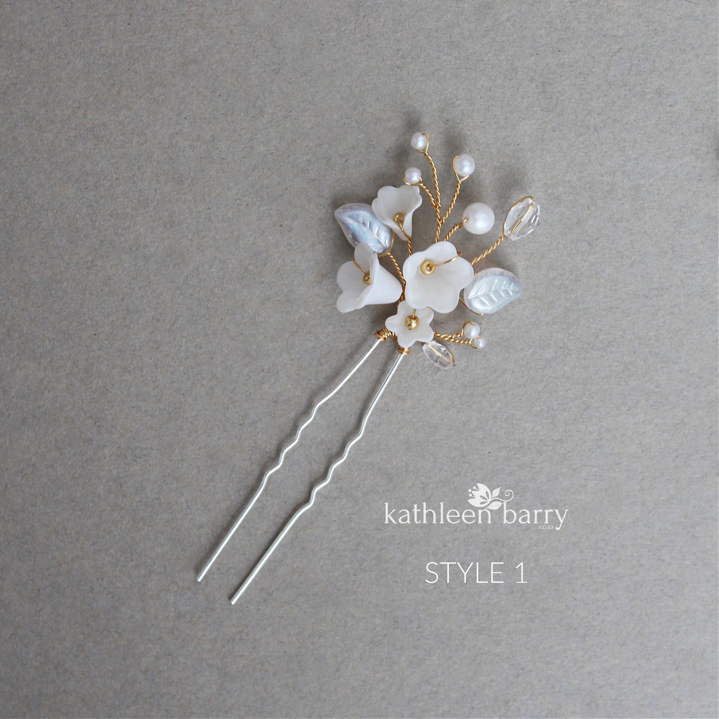 Joelle hair pins mix and match - 2 styles - Rose gold, Gold or silver (sold individually) FROM