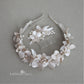 Kerryn floral and pearl hairband taiara style - custom colors to order