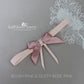 Kim bridal tossing garter blush pink - assorted colors available, satin bow Sold individually