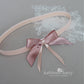Kim bridal tossing garter blush pink - assorted colors available, satin bow Sold individually