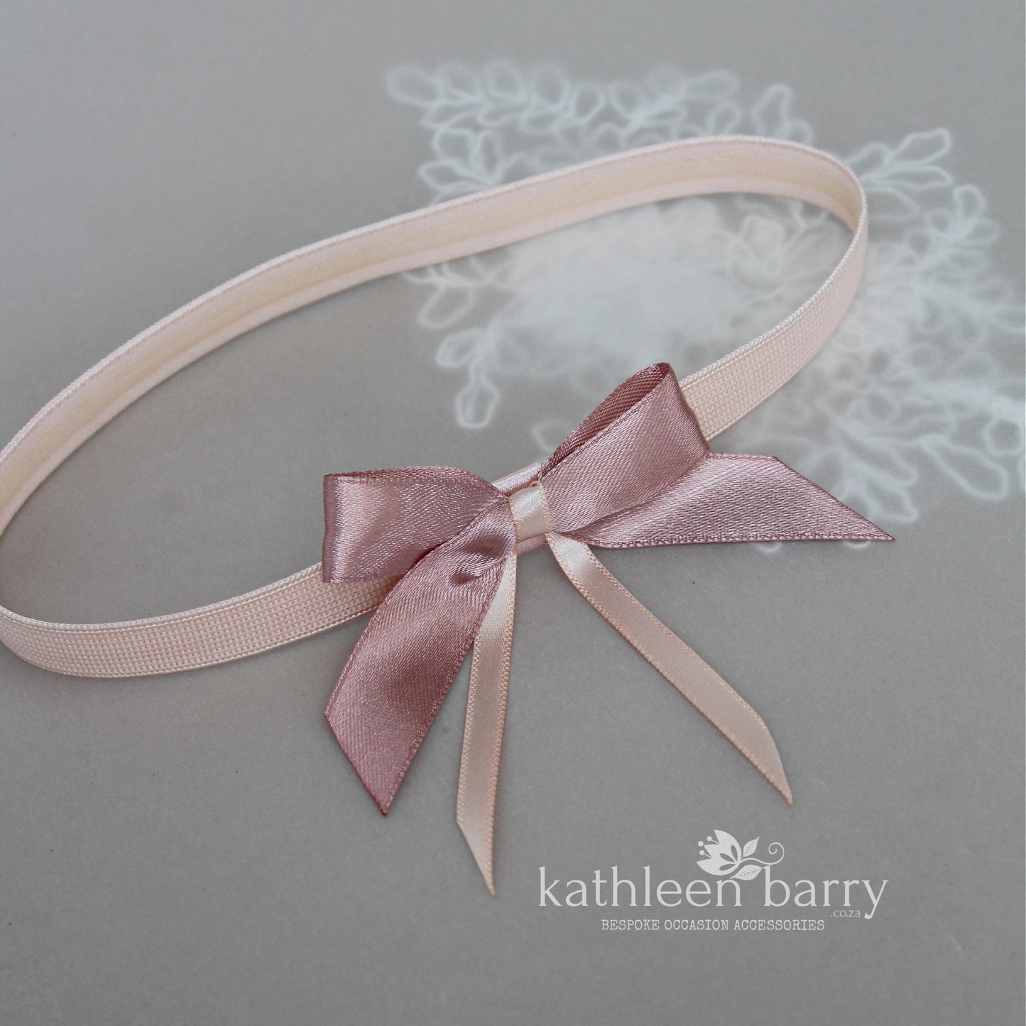 Kim bridal tossing garter blush pink - assorted colors available, satin bow Sold individually