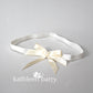 Kristin Bridal tossing garter - assorted colors available, satin bow