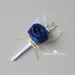 Boutonniere or corsage - lapel pin - Ivory cream - color options available - everlasting