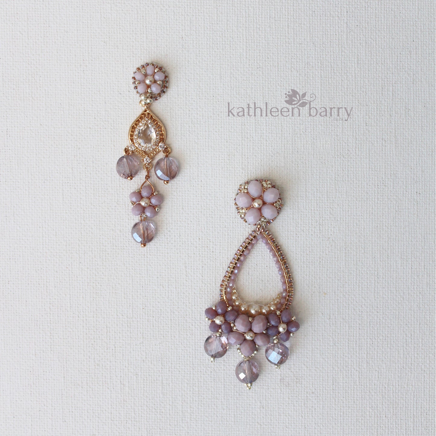 Elise chandelier earrings - assorted colors available - gold finish only Limited stock