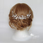 Leonore hair comb vine style wedding floral hairpiece - Assorted finish & color options available