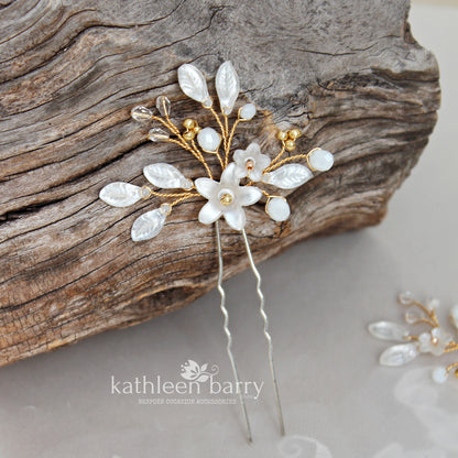 Lynette hair pins mix and match - 3 styles - Rose gold, Gold or silver FROM: