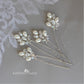Minette Bridal Pearl hair pin dainty wedding hair accessories - sold individually