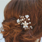 Pink Monica hair pins mix and match - 3 styles - Rose gold, Gold or silver (sold individually)