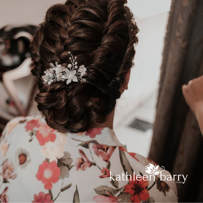 Monica style 4 hair pin mix and match - Rose gold, Gold or silver (sold individually)