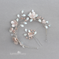 Bespoke blossom hair pin - assorted colors available - Detailed images still to be loaded