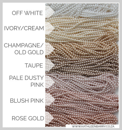 Mandy crystal pearl cuff bracelet - Available in Gold, Silver or Rose Gold