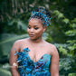 Custom order - Nombulelo a 2 part vine and bun wrap - Custom colors available