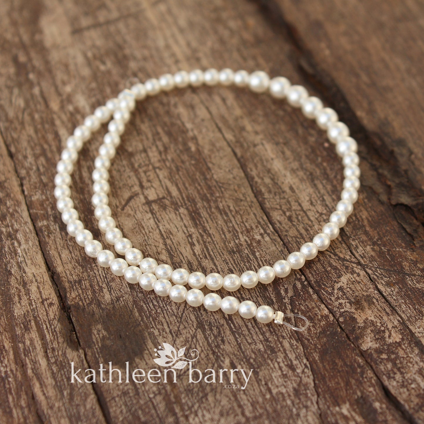 Dainty pearl chain for hair and linking hairpieces or sewing onto garments