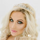 Crystal quartz bridal crown with rose gold, gold or silver wirework - Limited stock available