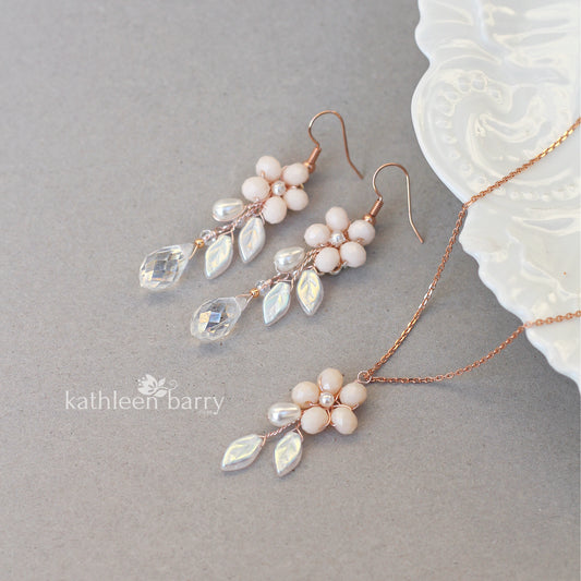 Quinn necklace - Assorted colors and finishes available, Rose gold, gold or silver