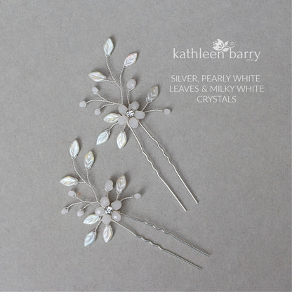 Quinn hair pin - color & metallic options available